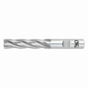 OSG 4600600 Square End Mill, Bright Finish, Center Cutting, 4 Flutes, 7/16 Inch Milling Dia | CT6RBV 35DE46