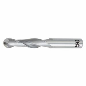 OSG 462-3937-BN Ball End Mill, 2 Flutes, 10 mm Milling Dia, 32 mm Length Of Cut, 76 mm Overall Length | CT4REC 35CX88