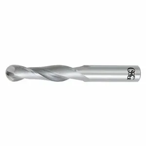 OSG 462-4724-BN Ball End Mill, 2 Flutes, 12 mm Milling Dia, 51 mm Length Of Cut, 102 mm Overall Length | CT4REX 35CX90