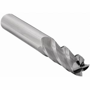 OSG 464-4375 Square End Mill, Center Cutting, 4 Flutes, 7/16 Inch Milling Dia, 4 Inch Overall Length | CT6UTU 2TYA9