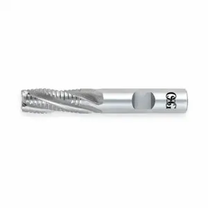 OSG 4700700 Square End Mill, Bright Finish, Center Cutting, 4 Flutes, 5/8 Inch Milling Dia | CT6RBR 2PMY1