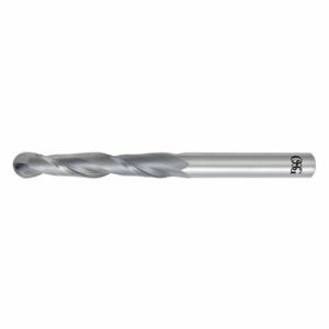 OSG 482-1575-BN Ball End Mill, 2 Flutes, 4 mm Milling Dia, 28 mm Length Of Cut, 76 mm Overall Length | CT4UDE 35CY43