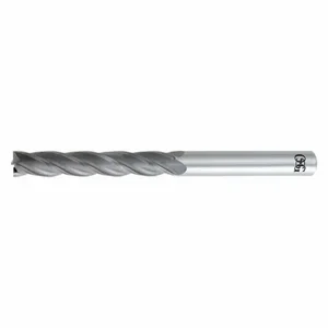 OSG 484-375208 Square End Mill, Center Cutting, 4 Flutes, 3/8 Inch Milling Dia, 1 1/2 Inch Length Of Cut | CT6WMX 54LD95