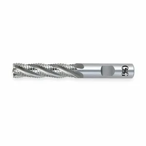 OSG 4913300 Square End Mill, Bright Finish, Non Center Cutting, 6 Flutes, 1 1/2 Inch Milling Dia | CT6RNG 2PNC2