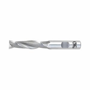 OSG 5256100 Square End Mill, Bright Finish, Center Cutting, 2 Flutes, 1 1/4 Inch Milling Dia | CT6QNW 35DG35