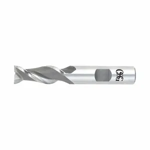 OSG 5300300 Square End Mill, Bright Finish, Center Cutting, 2 Flutes, 1/4 Inch Milling Dia | CT6QPU 35DG51