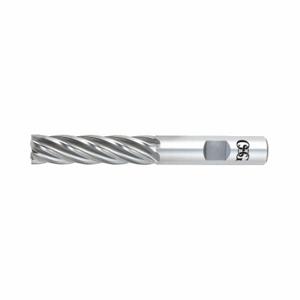 OSG 5451100 Square End Mill, Bright Finish, Non Center Cutting, 4 Flutes, 1/2 Inch Milling Dia | CT6RFT 35DK42