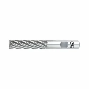 OSG 5455200 Square End Mill, Bright Finish, Non Center Cutting, 6 Flutes, 1 1/8 Inch Milling Dia | CT6RPC 35DK47