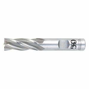 OSG 5475100 Square End Mill, Bright Finish, Non Center Cutting, 4 Flutes, 1 Inch Milling Dia | CT6RFF 35DK56