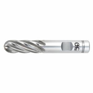 OSG 6446100 Ball End Mill, 4 Flutes, 1 1/4 Inch Milling Dia, 2 Inch Cut, 4.5 Inch Overall Length | CT4THY 35DC34