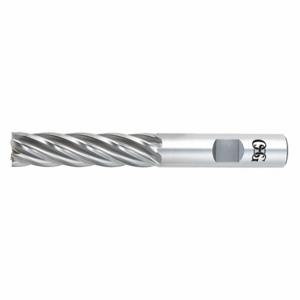 OSG 6461500 Square End Mill, 6 Flutes, Bright Finish, 1/2 Inch Milling Dia, 2 Inch Cut | CT6QNC 35DC41