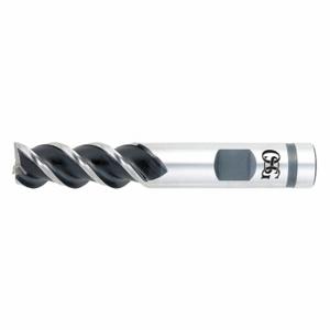 OSG 6604100 Square End Mill, 4 Flutes, Bright Finish, 7/8 Inch Milling Dia, 1 7/8 Inch Cut | CT6QMM 35DC59