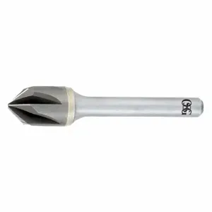 OSG 706-3750-060 Countersink, 3/8 Inch Body Dia, 1/4 Inch Shank Dia, Bright Finish, 2 1/2 Inch Overall Lg | CT4YTK 34YM02