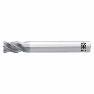 OSG 82000021 Square End Mill, Center Cutting, 4 Flutes, 3/16 Inch Milling Dia, 7/16 Inch Length Of Cut | CT6WGR 56GC92