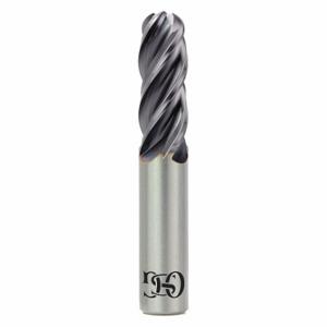 OSG VG441-1010-BN Ball End Mill, 4 Flutes, 1 1/4 Inch Milling Dia, 5 Inch Overall Length | CT4THX 35CH98