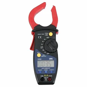 OTC TOOLS 3908 Clamp On Digital Clamp Meter Kit, Temp. Range 32 - 104 Degrees F, 600V | CD6WGQ