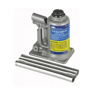 OTC TOOLS 9314 Hydraulic Bottle Jack, Size 6-9/16 x 4-3/16 Inch, Lift Capacity 12 Tons | CD6WAQ