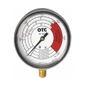 OTC TOOLS 9651 Pressure Gauge | CT7BKQ 25J236