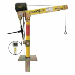 OZ LIFTING PRODUCTS OZ1200DAV-ACW-SP5 Davit Crane Kit, 1200 Lb Capacity, 22 Inch To 66 Inch Reach | CT7BLV 302J69