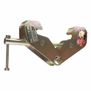 OZ LIFTING PRODUCTS OZ1BCA Beam Clamp, Manual, 2000 lb Safe Working Load, 3-9 Inch Jaw Capacity, Shaft | CT7BLK 48RD39