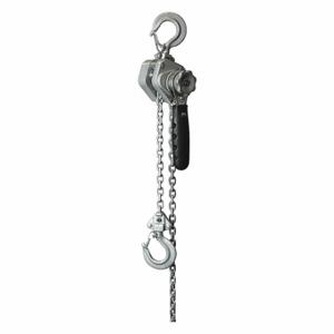 OZ LIFTING PRODUCTS OZIND025-5LH Lever Chain Hoist, 500 lb Load Capacity, 44 lb Pull to Lift Rated Load | CT7BNJ 48RD58