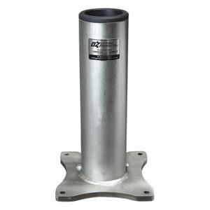 OZ LIFTING PRODUCTS OZPED3 Mounting Base, Pedestal, Steel, Zinc Plated, 500 Lb Capacity | CT7BNY 54YM55