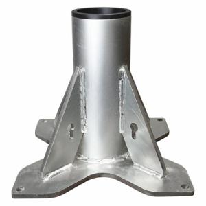 OZ LIFTING PRODUCTS OZPED4 Mounting Base, Pedestal, Steel, Zinc Plated, 2500 Lb Capacity | CT7BNX 54YM59