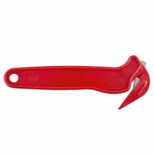 PACIFIC HANDY CUTTER DFC364NSFR Disposable Film Cutter, 6 1/2 Inch Overall Lg, Straight Handle, Plain, Red | CT7BPY 22VA98