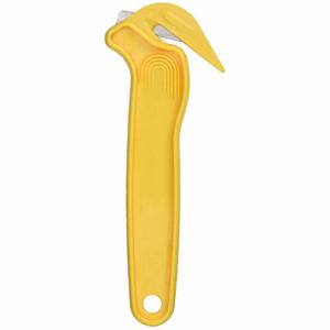 PACIFIC HANDY CUTTER DFC364NSFY Safety Cutter, 6 1/2 Inch Length, Straight Handle, Plain, Yellow | CT7BRB 793YW9