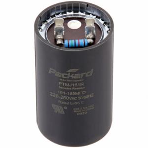 PACKARD PTMJ161R Motor Start Capacitor, 220 To 250V Ac, 161-193 Mfd, Round, 3 3/8 Inch Case Ht | CT7BVH 44ZU47