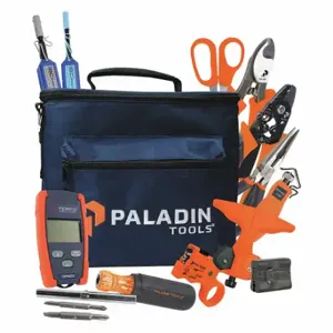 PALADIN FTK-PP Fiber Optic Tool Kit, Stripping Fiber Optic, Fiber Optic Cables, 13 Pieces | CT7BXG 56JD26