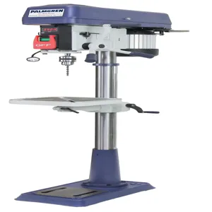 PALMGREN 9680158 Drill Press, Floor, Step Pulley, 16 Speed, 15 Inch Size | CH3QRU 80156