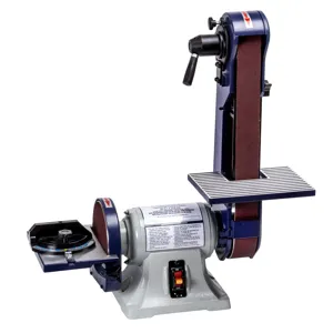 PALMGREN 9681061 Finishing Machine, Bench, 6 Inch Disc Diameter, 2 x 42 Inch Belt | CH3QLB 81061