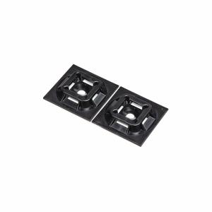 PANDUIT ABM2S-AT-C0 Cable Tie Mounting Base, 0.2 Inch Slot Width, 0.06 Inch Slot Height, 100Pk | CH9UEV 377A52