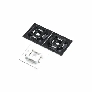 PANDUIT ABMM-AT-D Cable Tie Mount, 0.17 Inch Slot Width, 0.07 Inch Slot Height, 500Pk | CH9UEK 377A55