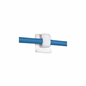 PANDUIT ACC62-A-C Cable Clip, 0.62 Inch Max. Bundle Dia., 1.24 Inch Length, 1.12 Inch Width, 100Pk | CH9UCK 376Y66