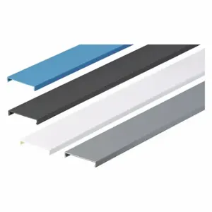 PANDUIT C2IB6 Wiring Duct Cover, PVC, 72 Inch Length, Blue | CT7CJL 62NH95