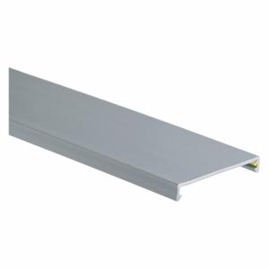 PANDUIT C4LG6 Wiring Duct Cover, Type C, PVC, 72 Inch Length, Gray | CT7CJM 62NJ19