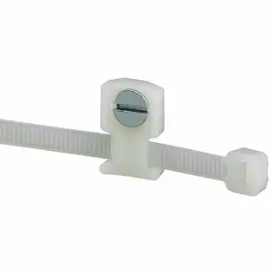 PANDUIT LPMS-S8-C Cable Tie Mount, Screw Applied, PK 100 | CT7CHK 62PC75