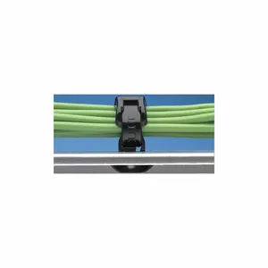 PANDUIT PBMS-H25-C Cable Tie Mount, 0.2 Inch Slot Width, 0.06 Inch Slot Height, 100Pk | CH9UEE 62PF26