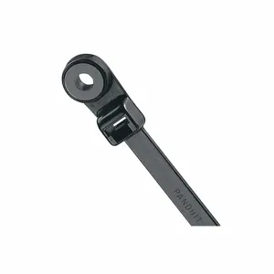 PANDUIT PLC2S-S10-C0 Cable Tie, 8 Inch Nominal Length, 0.19 Inch Width, Black, Standard, 100Pk | CH9UDQ 62PH15