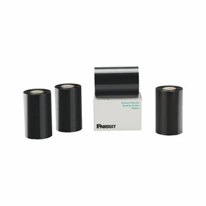 PANDUIT RHER4WH Label Printer Ribbon, 4 1/2 x 1,181 Ft. Length, White, Resin | CJ2QXM 62PT60