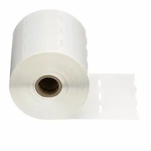 PANDUIT S100X150VA1Y Precut Label Roll Cartridge, Vinyl, Black On White, 10AWG to 6 AWG Wire Gauge | CJ3BBE 62PV06