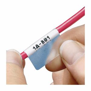 PANDUIT S075X125VATY Precut Label Roll Cartridge, Black On White, 12 AWG to 10AWG Wire Gauge, Adhesive | CJ3BBH 62PT87