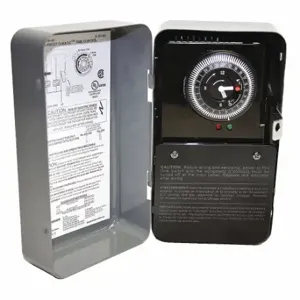 PARAGON 8145-AV Defrost Timer Control, 48 Per Day, 120/208/240/277 VAC, 15, 40 A, 1 No/1 Nc, Steel | CT7CKG 48TJ23