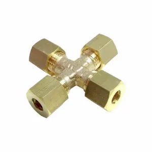 PARKER 0107 10 00 Brass Metric Compression Fitting, Brass | CT7DRV 791PJ9