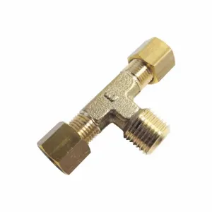 PARKER 0108 20 27 Brass Metric Compression Fitting, Brass, Compression x Compression x BSPT | CT7DVT 791PP1