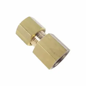 PARKER 0114 12 17 Brass Metric Compression Fitting, Brass, BSPP x Compression, 3/8 Inch Pipe Size | CT7DUA 791PL6