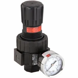 PARKER 06R118AC Air Regulator, Relieving Type, W/ 1/4 Inch Gauge Ports | AB6KGB 21U810