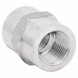 PARKER 3/4 GG-SS Hydraulic Hose Adapter, 3/4 x 3/4 Inch Fitting Size, Female x Female, NPTF x NPTF | CT7GPN 52JE83